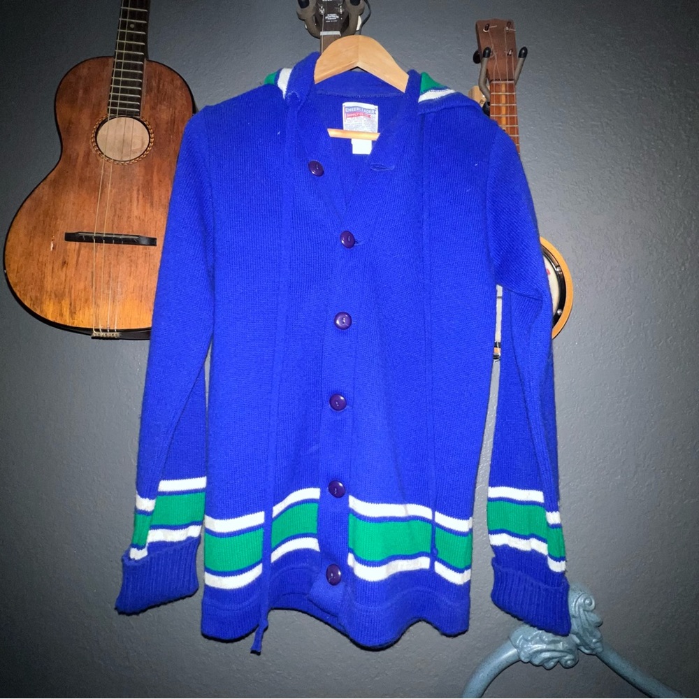 Vintage cheerleader supply sweater